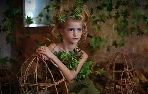 俄羅斯最美小女模 9歲氣質童模瑪爾塔·克里洛娃