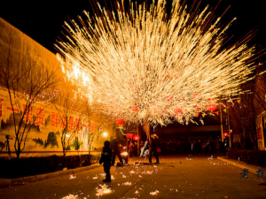 打鐵花的文化內涵-打鐵花的風俗