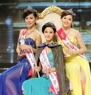 廣州選美冠軍李茜太瘦只有39公斤，李茜被調(diào)侃胸像圖釘，廣州選美三甲